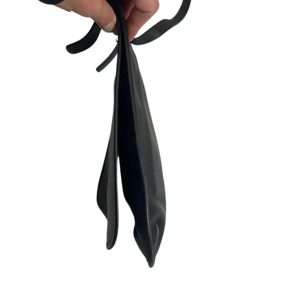 Vintage Coach Legacy Saddle Bag Black Slim Flap 9131 - Picture 12 of 15